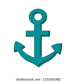 Single element Nautical. Draw illustration in color