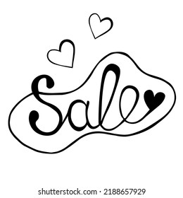 un solo elemento de la palabra SALE es negro.