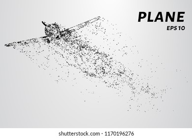 Single engine airplane flying in the sky