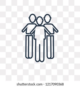 Single file vector outline icon isolated on transparent background, high quality linear Single file transparency concept can be used web and mobile