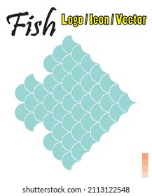 Icono De Pescado Único O Ilustrador De Logotipo En Formato Vector