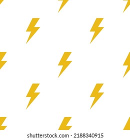 Single flash pattern. flash concept. flat trendy Vector seamless Pattern, background, wallpaper