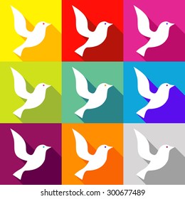 single flat style icon vector image ecology