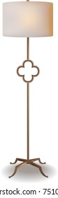 Single floor lamp