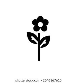 Single Flower on Leaf for Natural Beauty and Peace