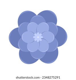 single flower png illustration vector design