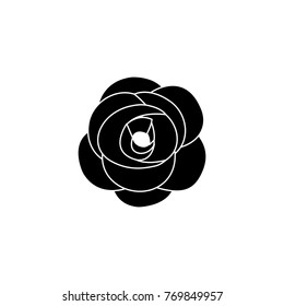 single flower topview con image 