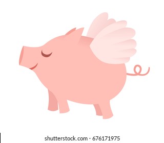 Single Flying Pig