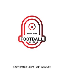 a single football logo design 