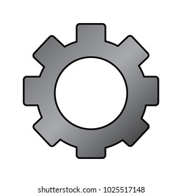 single gear icon image 