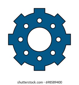 single gear icon image 