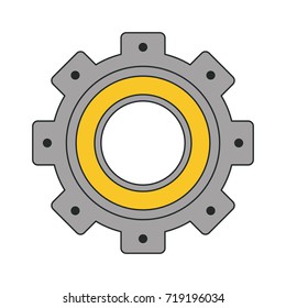 single gear icon image 