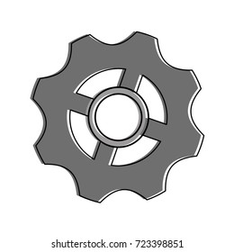 single gear icon image 