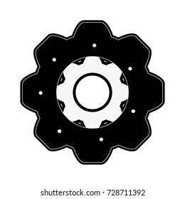 single gear icon image 