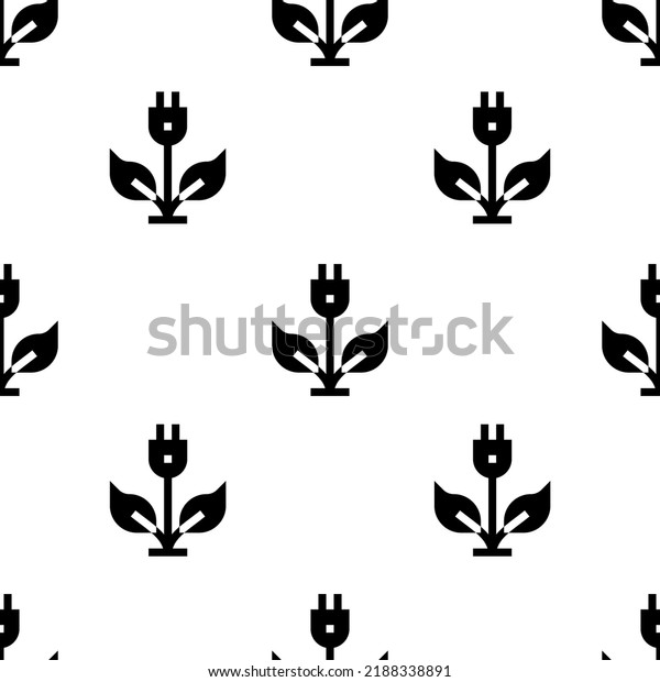 Single Green\
energy pattern. Green energy concept. filled trendy Vector seamless\
Pattern, background,\
wallpaper