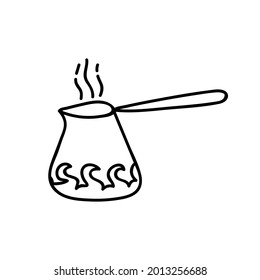 Cebollo de una mano dibujado. Ilustración del vector Doodle. Aislado sobre un fondo blanco.