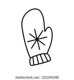 Doodle dibujado a mano, gafas calientes navideñas. Ilustración vectorial para tarjetas de felicitación, carteles, pegatinas y diseño estacional.
