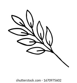 Einzelhandgezeichnet. Doodle-Vektorillustration für Grußkarten, Poster, Aufkleber und saisonales Design.