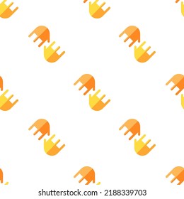 Single hands pattern. hands concept. flat trendy Vector seamless Pattern, background, wallpaper