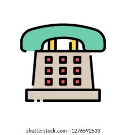 Single high quality 80's related icon. Isolated 80's symbols in white background. Graphic icons element