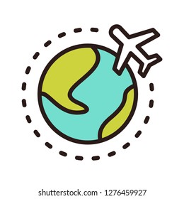 Single high quality airport related icon. Isolated airport symbols in white background. Graphic icons element
