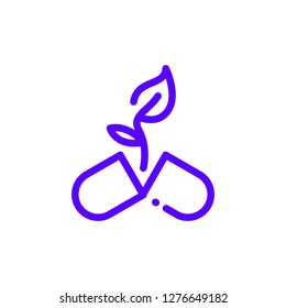 Single high quality alternative medicine related icon. Isolated alternative medicine symbols in white background. Graphic icons element