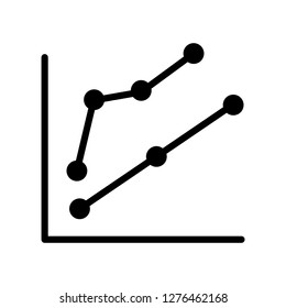 Single high quality analysis related icon. Isolated analysis symbols in white background. Graphic icons element