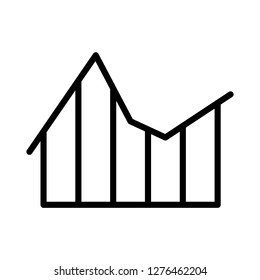 Single high quality analysis related icon. Isolated analysis symbols in white background. Graphic icons element