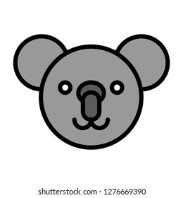 Single high quality animal related icon. Isolated animal symbols in white background. Graphic icons element