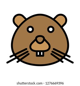 Single high quality animal related icon. Isolated animal symbols in white background. Graphic icons element