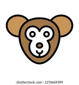 Single high quality animal related icon. Isolated animal symbols in white background. Graphic icons element