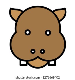 Single high quality animal related icon. Isolated animal symbols in white background. Graphic icons element
