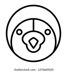 Single high quality animal related icon. Isolated animal symbols in white background. Graphic icons element