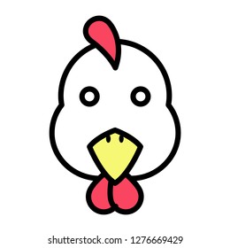 Single high quality animal related icon. Isolated animal symbols in white background. Graphic icons element
