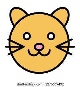 Single high quality animal related icon. Isolated animal symbols in white background. Graphic icons element