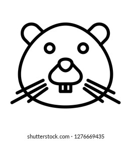 Single high quality animal related icon. Isolated animal symbols in white background. Graphic icons element