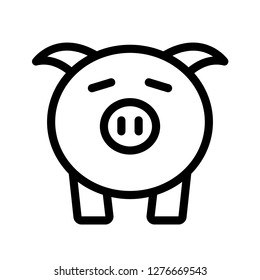 Single high quality animal related icon. Isolated animal symbols in white background. Graphic icons element