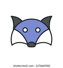 Single high quality animal related icon. Isolated animal symbols in white background. Graphic icons element