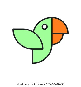 Single high quality animal related icon. Isolated animal symbols in white background. Graphic icons element