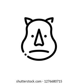 Single high quality animal related icon. Isolated animal symbols in white background. Graphic icons element