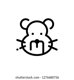 Single high quality animal related icon. Isolated animal symbols in white background. Graphic icons element