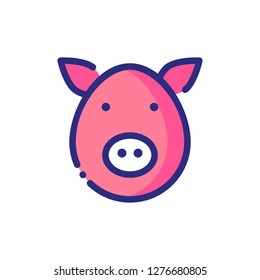 Single high quality animal related icon. Isolated animal symbols in white background. Graphic icons element