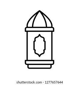 Single high quality arabic lanterns related icon. Isolated arabic lanterns symbols in white background. Graphic icons e