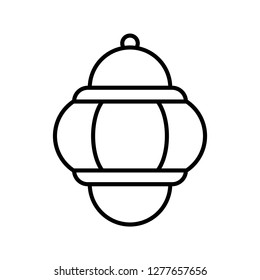 Single high quality arabic lanterns related icon. Isolated arabic lanterns symbols in white background. Graphic icons e