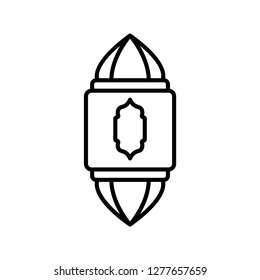 Single high quality arabic lanterns related icon. Isolated arabic lanterns symbols in white background. Graphic icons e