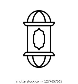 Single high quality arabic lanterns related icon. Isolated arabic lanterns symbols in white background. Graphic icons e
