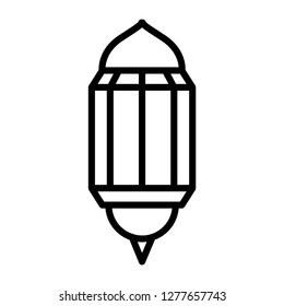 Single high quality arabic lanterns related icon. Isolated arabic lanterns symbols in white background. Graphic icons e