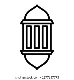 Single high quality arabic lanterns related icon. Isolated arabic lanterns symbols in white background. Graphic icons e