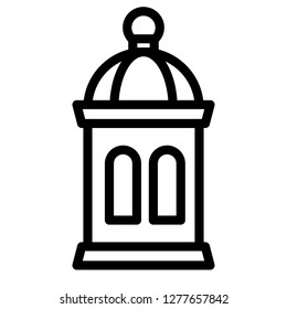Single high quality arabic lanterns related icon. Isolated arabic lanterns symbols in white background. Graphic icons e