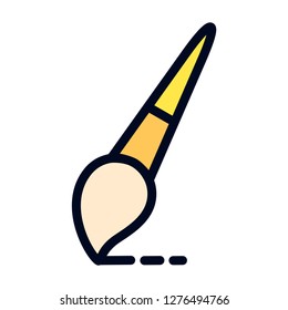 Single high quality art and design related icon. Isolated art and design symbols in white background. Graphic icons element